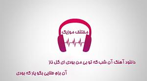 ساکسیفون طلایی آن شب که تو بی من بودی ای گل ناز آن بزم طلایی بگو یار که بودی