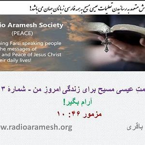 موزیکست شماره 7 : رویای آرام تنهایی ( برنامه شماره 3عنوان تعلیم( آرام بگیر.