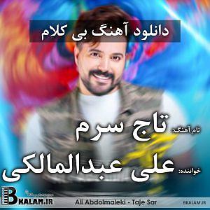 علی عبدالمالکی  یا هیشکی یا تو بی کلام تاج سر