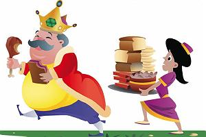 پادشاه شهر هرت!! داستان کودکانه پرخور