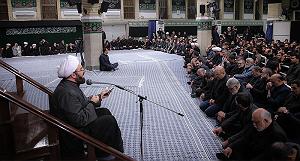 خامنه ای صوت مراسم عزاداری شب تاسوعای حسینی – حسینیه امام خمینی