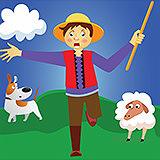 داستان چوپان دروغگو داستان چوپان دروغگو به زبان کردی