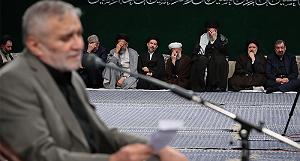 خامنه ای صوت مراسم عزاداری شب هفتم محرم – حسینیه امام خمینی